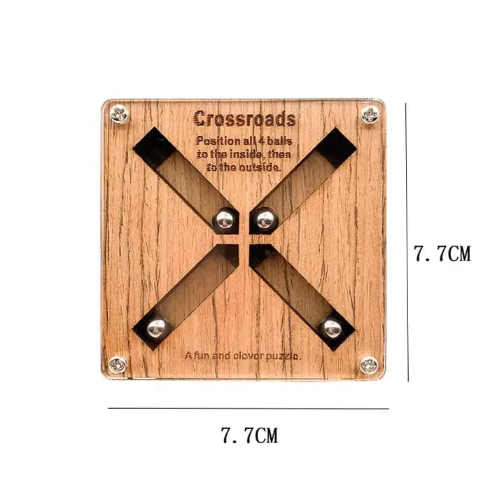 Jeux de réflexion et de logique pour enfants et adultes, labyrinthe de puzzle de croisement, casse-t