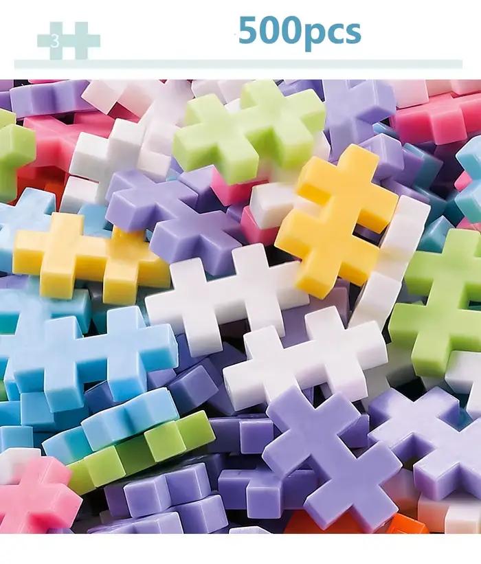 Blocs de construction créatifs Plus Plus, ensembles en vrac, briques classiques de ville, jouets édu
