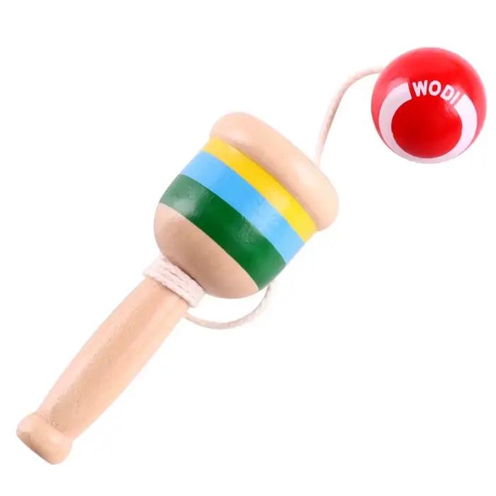 Jouet Montessori en bois, tasse d'épée, développement de l'intelligence, jouets lisses, jeux éducati