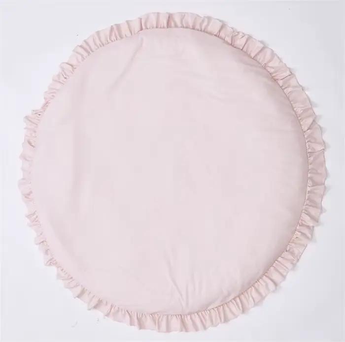Tapis de jeu pour bébé, couverture de jeu en coton, accessoires de photographie pour nouveau-né, tap