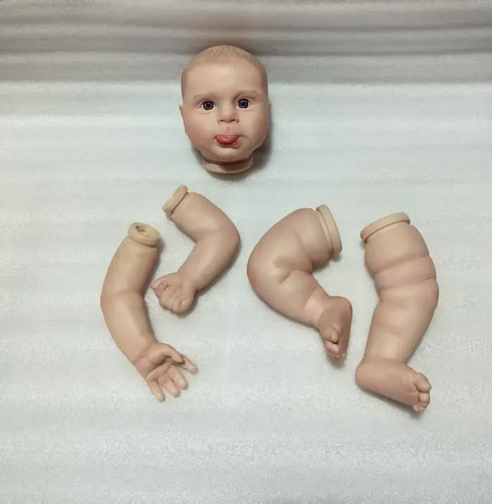 NPK-Kit de beurre de sebby Reborn fini, taille déjà peinte, bébé très réaliste avec corps de gril, n