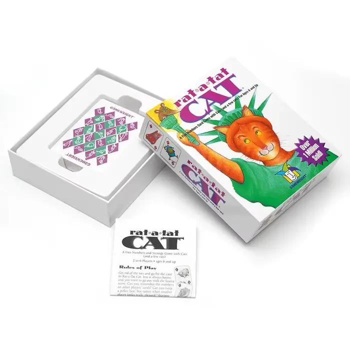 Jeu de cartes Rat A Tat Cat, amusant, pour 2 à 6 joueurs, jeux de société familiaux, jeu de mémoire 