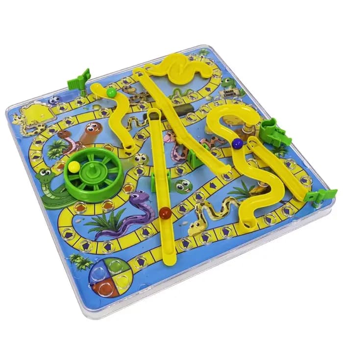 Jeu de société serpent 3D, jouet avec échelle, jouet familial traditionnel, cadeau amusant pour enfa