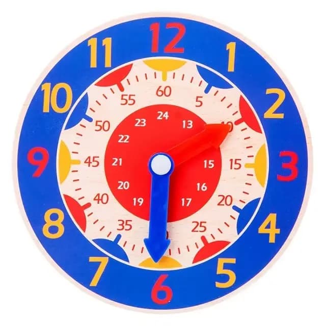 Jouets Montessori pour bébé, horloge en bois, heure, Minute, seconde, temps de Cognition, apprentiss