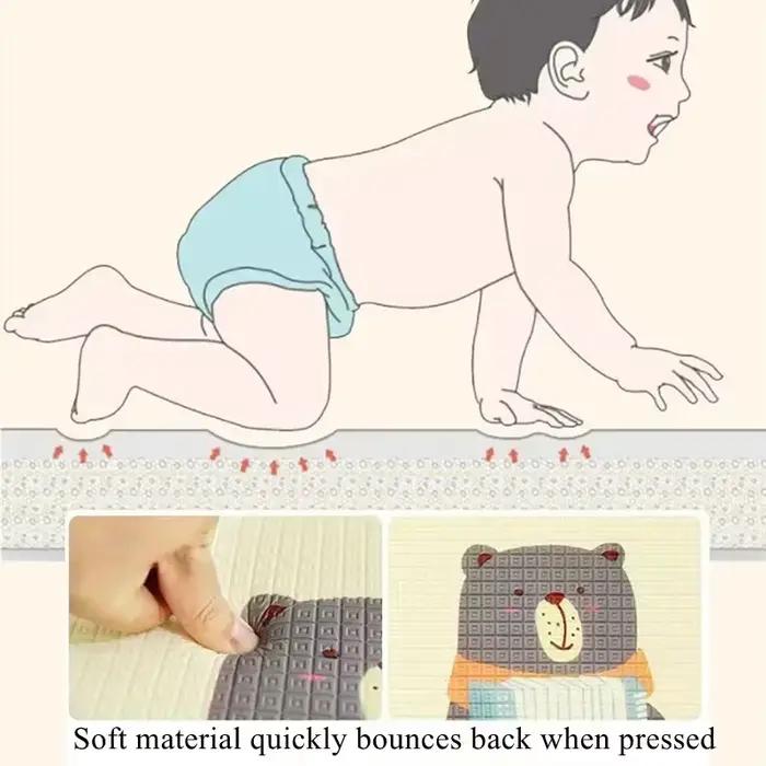 5 tailles à choisir bébé ramper tapis de jeu Non toxique haute qualité EPE bébé activité tapis de gy