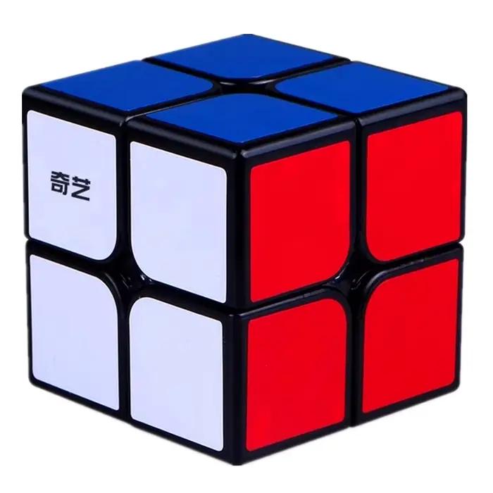 QiYi Cube magique 2x2 3x3 4x4 5x5 Cube magique Alien feuille d'érable pyramide inclinée professionne