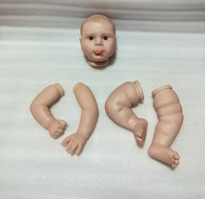 NPK-Kit de beurre de sebby Reborn fini, taille déjà peinte, bébé très réaliste avec corps de gril, n