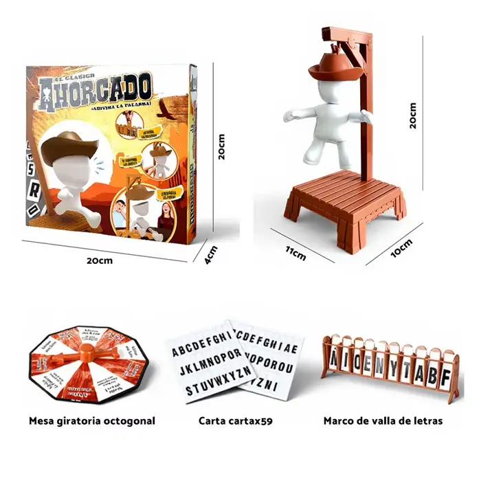 Jeu de défi populaire pour plusieurs personnes, jeu de mots mystère Hangman magnétique, jeu de socié