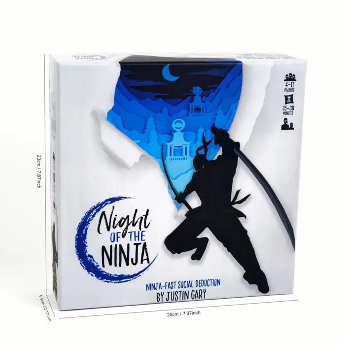 Jeu de société – Nuit des ninjas, jeu de société pour 4 à 11 joueurs, divertissement social rapide e