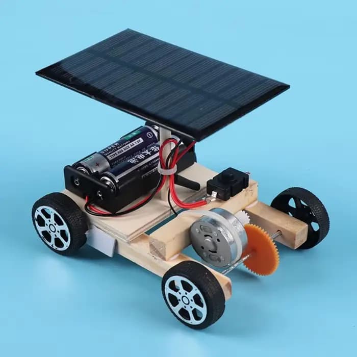 Assembler une voiture solaire, inventions créatives, capacité motrice des enfants, pensée Active, Ki