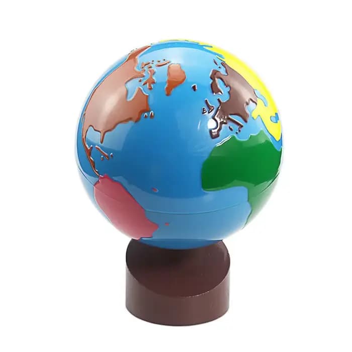 Jouets de géographie Montessori, Globes géométriques, Globe terrestre, matière plastique et bois, Gl