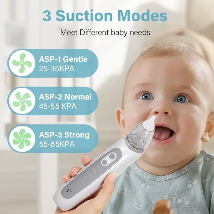 Aspirateur nasal pour bébé, aspirateur nasal électrique pour tout-petit, aspirateur nasal automatiqu