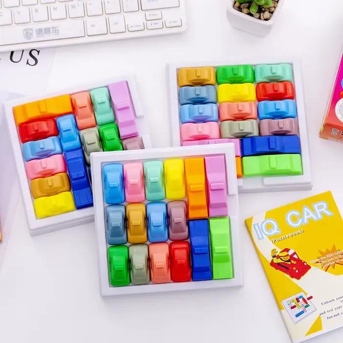 Jeu de logique de circulation Space Rush, Puzzle éducatif, jeux de société de voiture, voitures IQ, 