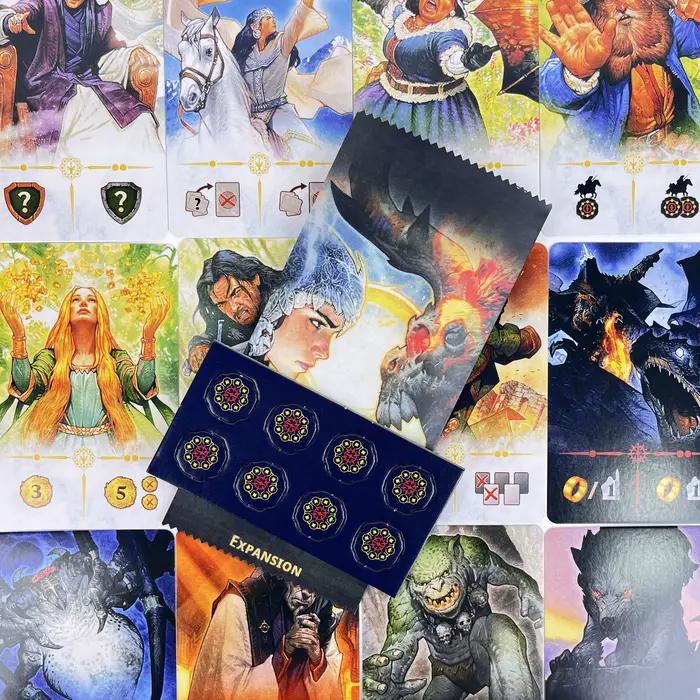 Jeu de société Duel Middle Earth: Allies (2025) - Pack d'extension - Jeu de stratégie classique