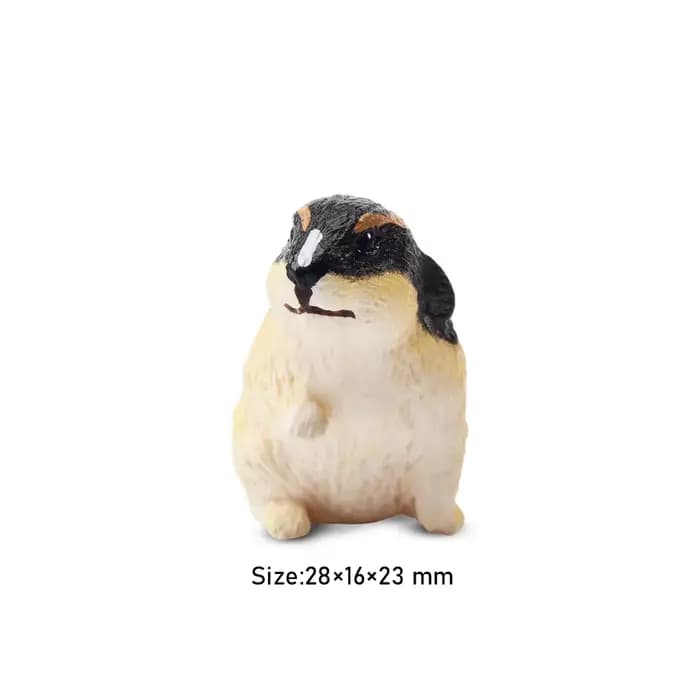 Toymany-Mini figurines d'animal polaire pour enfants, simulation de Lemming, poupées d'action, jouet