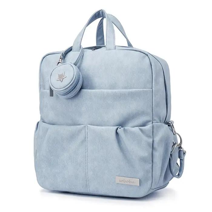 Soboba nouveau sac à dos à couches pour nouveau-né bébé grande capacité sac à couches étanche avec p
