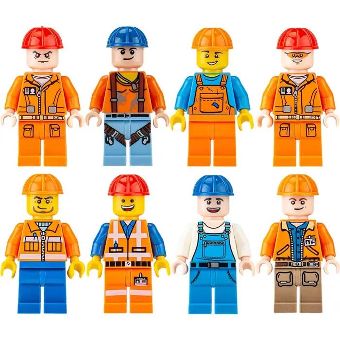 Jouet de construction en blocs pour ingénieur en construction urbaine