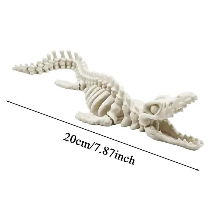 Figurine d'action de dinosaure jouet Mosasaurus articulé imprimé en 3D, pour affichage de Collection