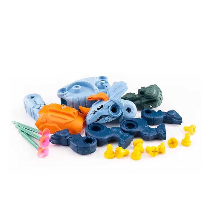 Ensemble de modèles de construction de dinosaures pour enfants, puzzle Montessori, tournevis, outil 