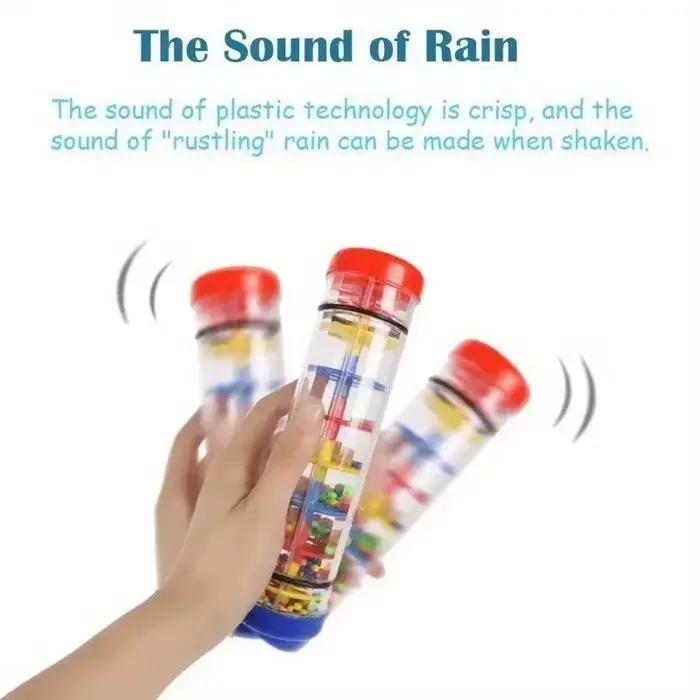 TeWindsor-Bâton de Pluie Musical pour Bébé de 1 à 2 Ans Accessoires de Jouets pour Nouveau-Né Martea