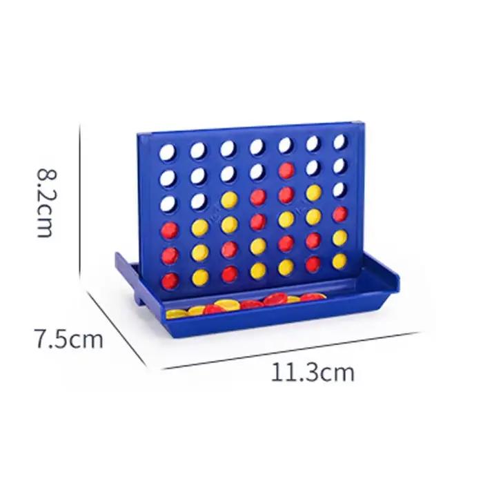 Jeu d'échecs de Bingo quatre en une rangée, jeu de société familial classique, jouets éducatifs amus