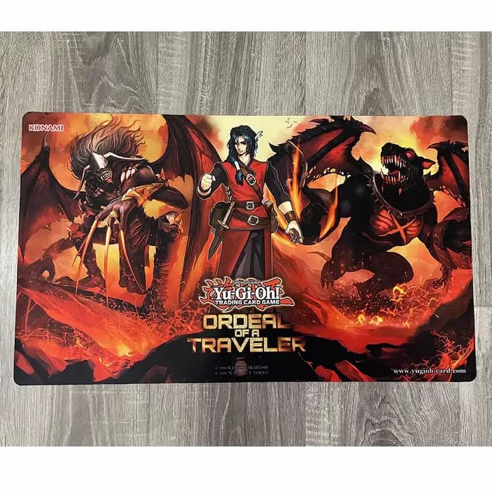 Yu-Gi-Oh Le voyageur et l'abîme brûlant Tapis de jeu TCG Pad YGO Mat KMC TCG OGC CCG Yugioh Mat-212