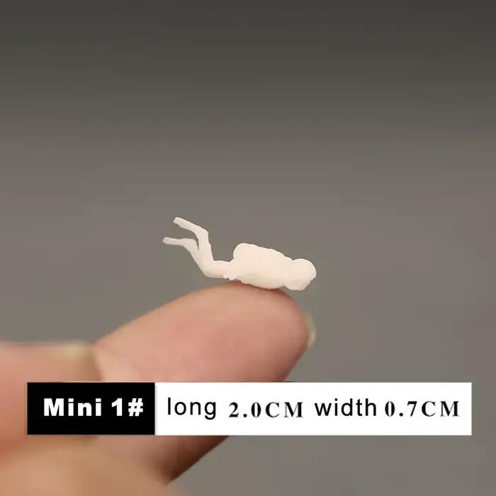 Figurines de plongeur miniatures à monter soi-même, Simulation de scène océanique, modèle d'explorat