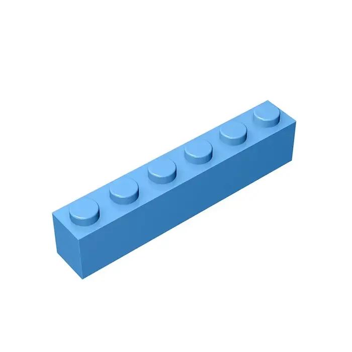 Gobricks GDS-535 brique 1x6 compatible avec lego 3009 pièces de blocs de construction de bricolage p