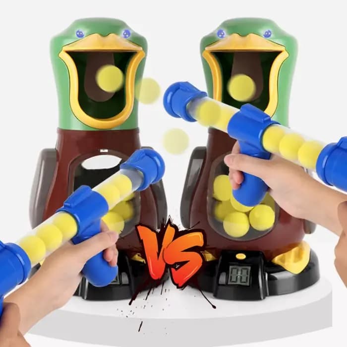 Jouets de canard de tir affamés, pistolet à air, balle molle avec lumière, jeux de combat de marquag