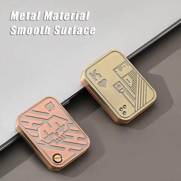 Micro gyroscope créatif du bout des doigts, carte poussoir à couverture coulissante, avec différente
