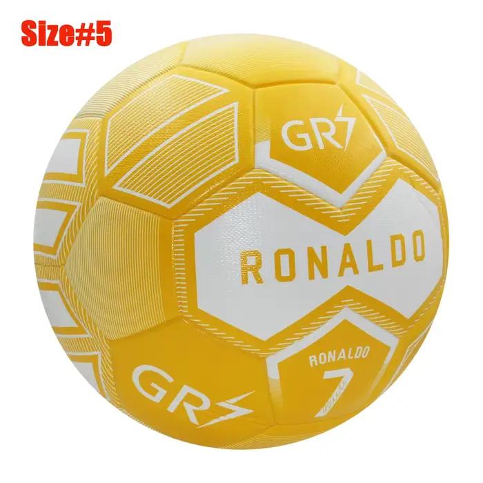 Nouveau ballon de Football taille officielle 5 matériau PU haute qualité herbe en plein air équipe M