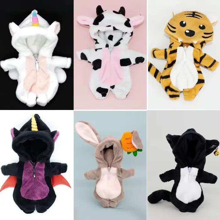 Nouveau OB11 vêtements mignon Animal en peluche Onesie ange pyjamas Homewear pour Ob11,obitsu 11,mol