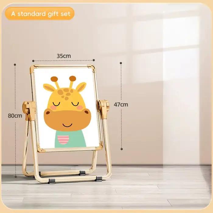 Planche à dessin pour enfants, enseignement magnétique double face pour bébé, petit support de table