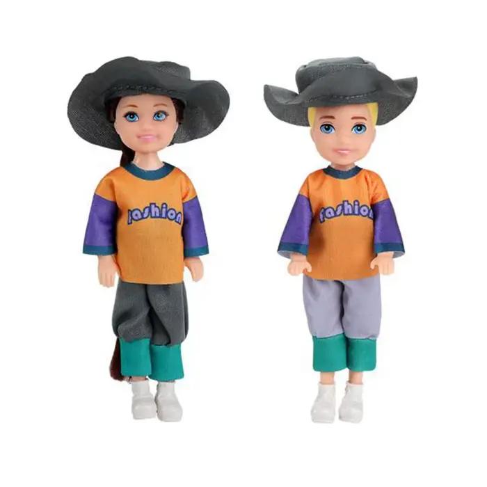 Offre Spéciale : Lot de 2 Jouets Kawaii pour Enfants – Poupées Bébé de 5 Pouces pour Petites Filles 