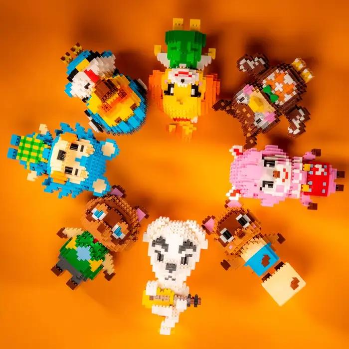 Blocs de construction animal Crossing, 28 sortes d'animaux, modèle Raymond, blocs de construction An