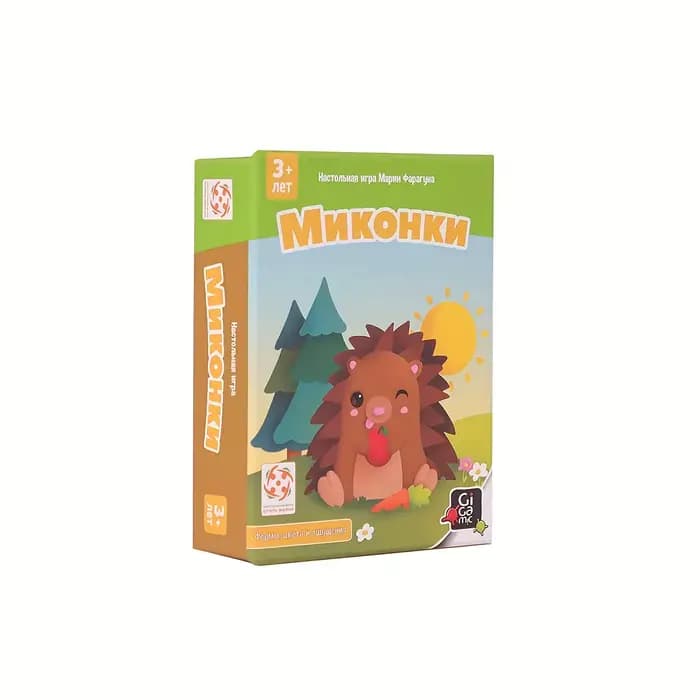 Jeu de société Gigamic "mikonki (micons)", jeu de cartes, cadeau de vacances (petite nuance de coule