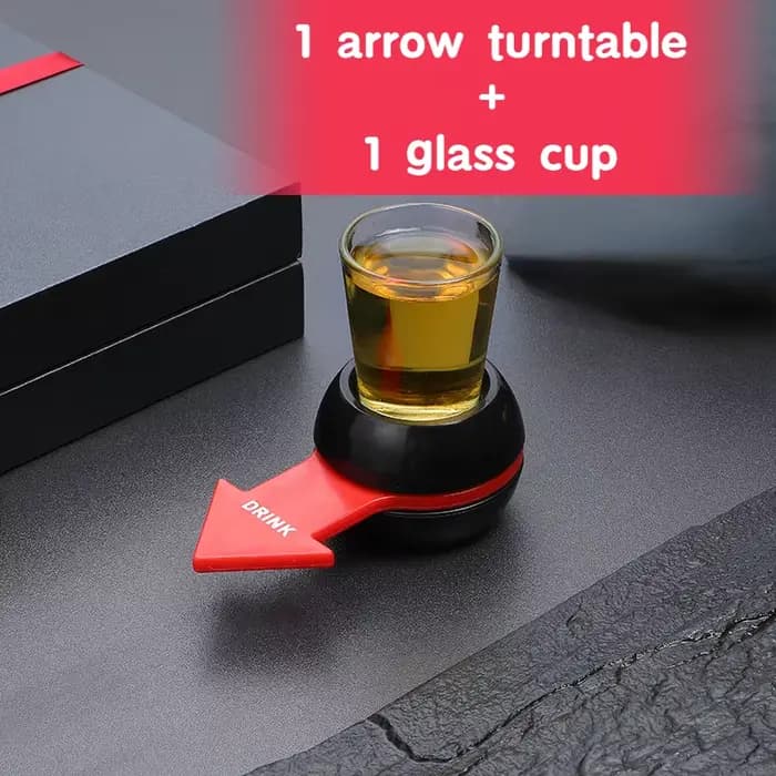 Roulette russe pour ami, Booster de boisson, accessoires de jeu, plateau tournant de pénalité alcool