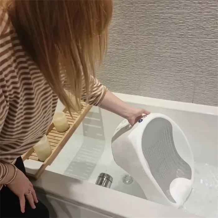 Baignoire pour bébé, Support en maille de Silicone, Base antidérapante, baignoire de natation pour b