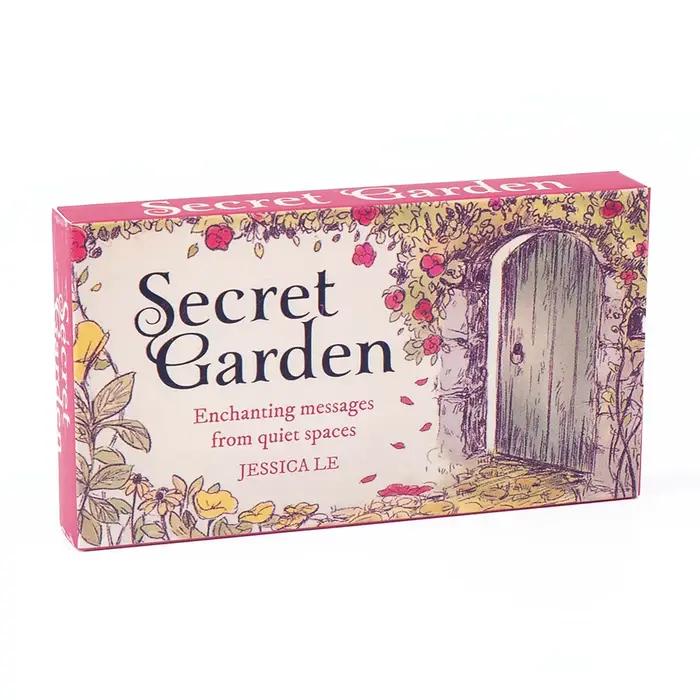 Jeu de société Secret Garden, 40 cartes charmantes avec visions anglaises, 11x6cm, petits panneaux e