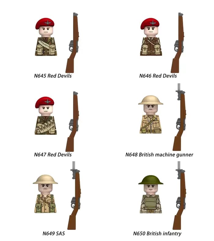 Figurines d'action militaires médiévales de guerre de Rome, blocs de construction, casque, armes, ac
