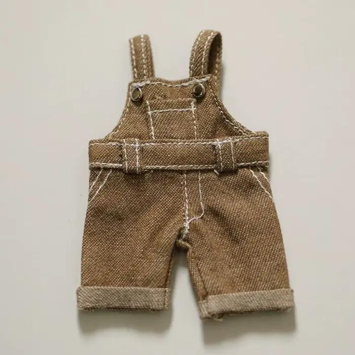 Vêtements de poupée Gromit, ensemble de déguisement, pantalon à bretelles, ours en peluche, vêtement