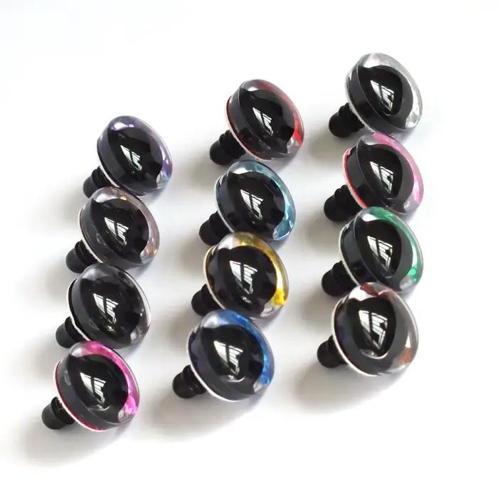20 pièces 9/12/14/16/18/20/25/30/35/40mm yeux de jouet de sécurité en plastique trapèze transparent 