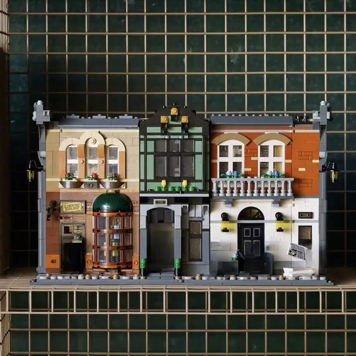Nouveauté 2026 : Série Street View 1359 pièces – Décor de bibliothèque Sherlock Holmes, jouets de co