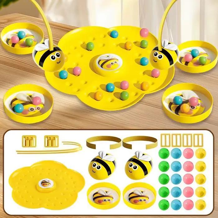 Jeu de société multifonctionnel Little Bumblebee, jouets de pêche, jouets éducatifs interactifs pour