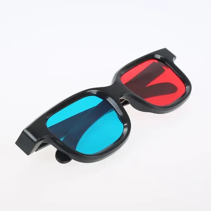 Lunettes 3D Anaglyph universelles pour DVD, jeu noir pour divertissement, effets visuels, cinéma