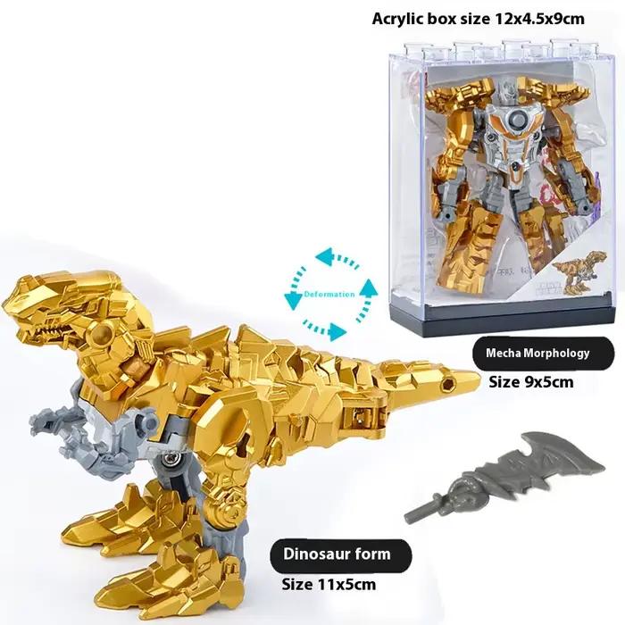 Jouet de transformation de dinosaure en alliage, Vorannosaure Rex, robot cinq en un, puzzle pour gar