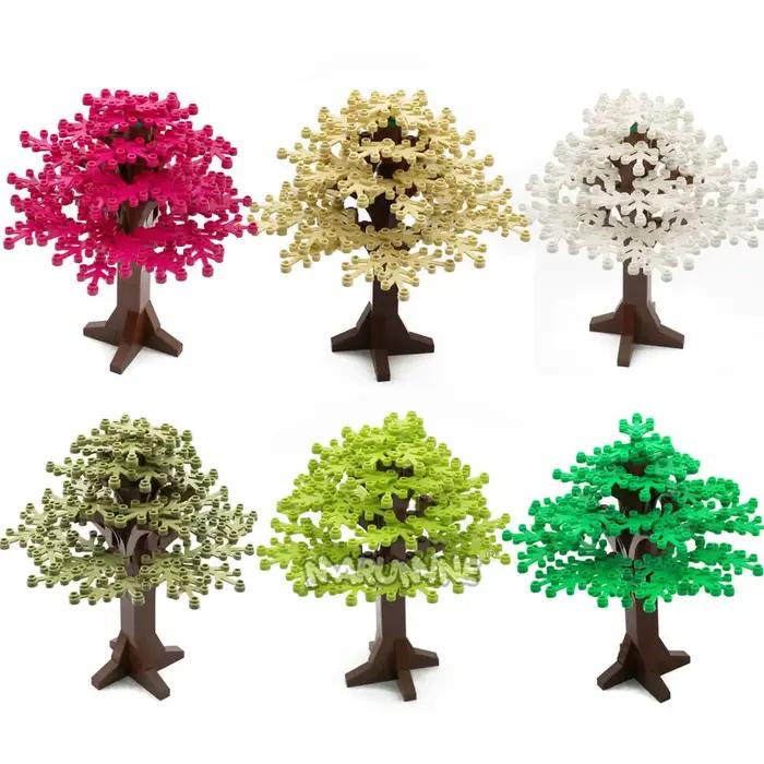 MARUMINE 90 pièces Ensembles de briques de construction en forme d'arbres Blocs MOC Plantes Naturell