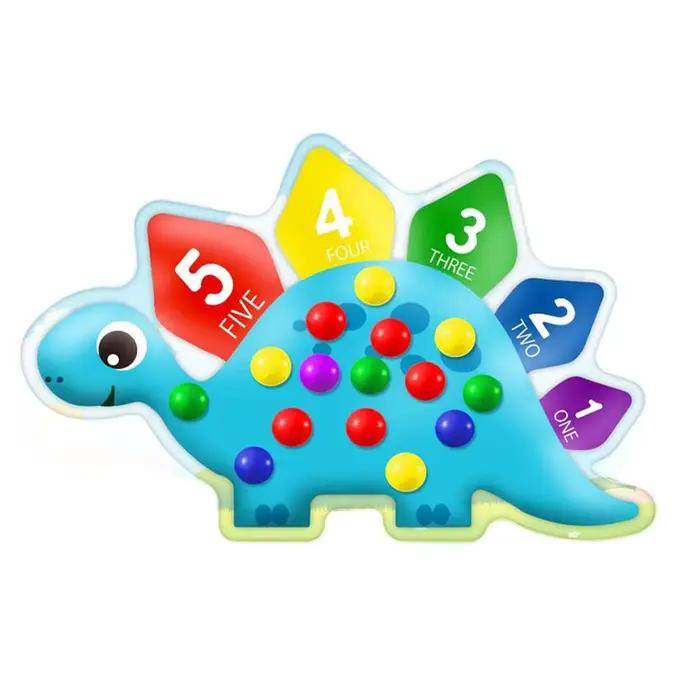 Jouet sensoriel de tri Montessori 5 couleurs pour enfants, jeu d'apprentissage éducatif avec boules 