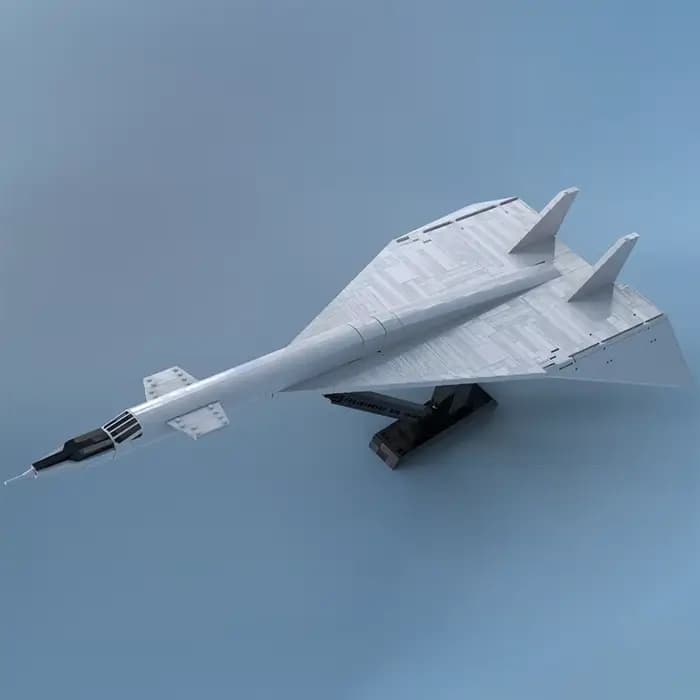 1964 pièces MOC XB 70 Valkyrie Modification Icons Modèle de blocs de construction Jouet de construct