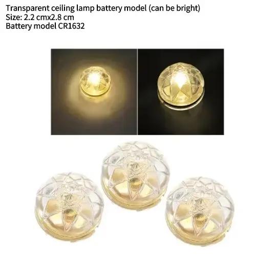 Lampe de Table pour maison de poupée, prise Miniature, Mini peut être lumineuse, accessoires de déco